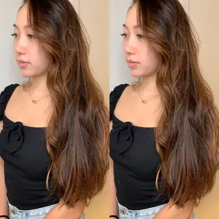 ロング WHALE hair × beautyのヘアスタイル