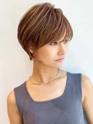 ショート 大人ショート特化/ カットモデル/表参道のヘアスタイル