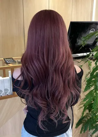 ロング カラー ヘアアレンジ 久野紗愛 【髪質改善　艶髪】のヘアスタイル
