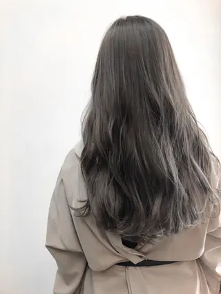 ロング カラー パーマ ヘアアレンジ ブリーチカラー🔥 パーマ【佐々木凌平】のヘアスタイル