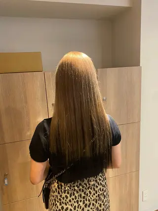ロング カラー しみず ゆきのヘアスタイル