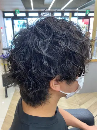 パーマ メンズ ショート/似合わせ/ オクズミ ジュンのヘアスタイル