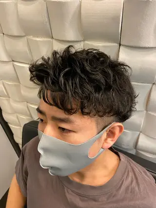 ミディアム dunhill 斉藤 大樹/メンズカットのヘアスタイル