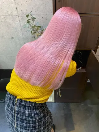 ロング カラー ⭕️ダメージレス特化 髪質改善🥇丸山憲人のヘアスタイル