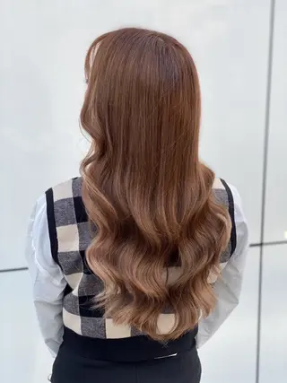 ロング ナリキ/ダブルカラー /ダブルカラーモデルのヘアスタイル