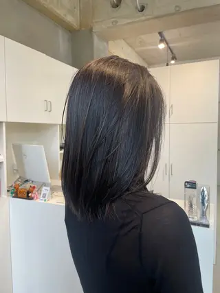 セミロング 北山／ボブ／レイヤー /maru☺︎のヘアスタイル
