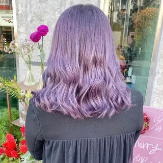 ミディアム カラー ヘアアレンジ メンズ キッズ お悩み解決美容師 💐AMIのヘアスタイル