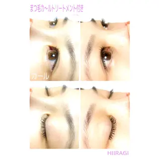 マツエク・マツパ 美容室 HIIRAGIのマツエク・マツパデザイン