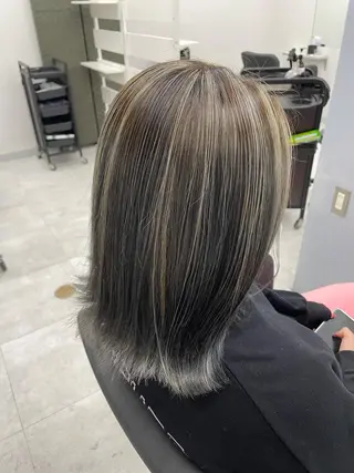 カラー 透明感♡くすみカラー shiori/小岩のヘアスタイル