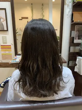 ロング カラー サトウ シューイチのヘアスタイル