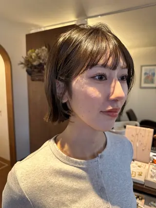 ショート かつやま めいのヘアスタイル