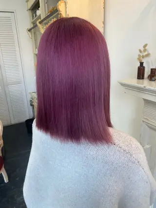 ミディアム カラー SET-UP りこ🧸のヘアスタイル