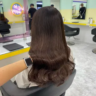 セミロング カラー ヘアアレンジ mai🍑暖色カラー /レイヤー💖のヘアスタイル