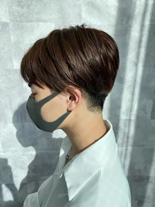 ショート メンズ 【𝐀𝐬𝐡大森】 石崎竜祐のヘアスタイル