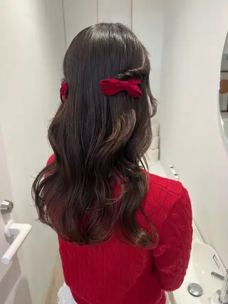 ヘアアレンジ アレンジ/ブラウン カラー HARU🕯のヘアスタイル