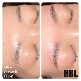 アイブロウ amu eyelashのマツエク・マツパデザイン