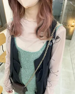 セミロング 川野 彩海のヘアスタイル