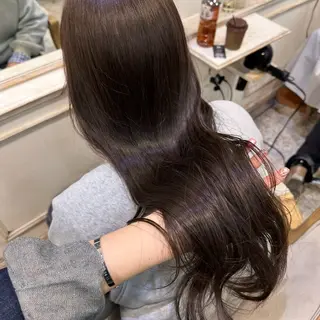 セミロング カラー おしゃれハイトーン 💗AKARIのヘアスタイル