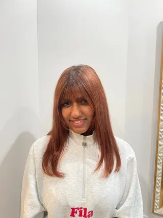 ロング 増田 ルナのヘアスタイル