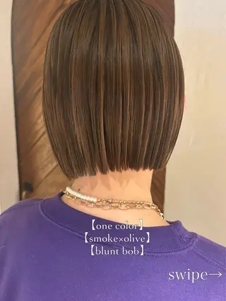 ミディアム カラー ⌇🌹透明感カラー 🌹ᴍᴇɢᴜᴍɪ ⌇のヘアスタイル