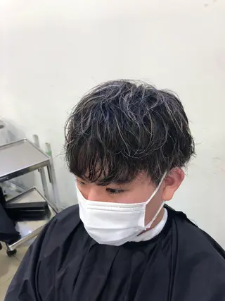 ショート カラー メンズ メンズ特化 古賀陸斗のヘアスタイル