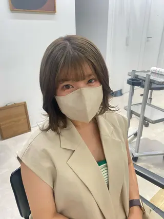 ミディアム カラー noa/ 渋谷のヘアスタイル