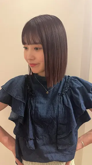 ショート 【美ボブ.艶カラー. 梅田茶屋町】midoのヘアスタイル