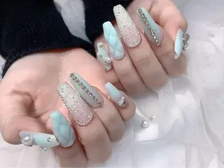 ネイル 長さだし専門店 M2　rikaのネイルデザイン