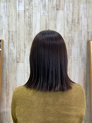 ミディアム 佐藤 森夏のヘアスタイル