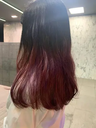 セミロング カラー ハイトーンカラー🩵 耳ツボジュエリー👂のその他イメージ