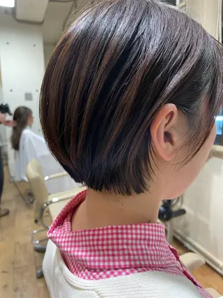 ショート YUKI 新宿カット パーマ/カラーのヘアスタイル