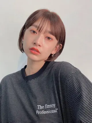 ショート カラー メンズカット メンズパーマのヘアスタイル