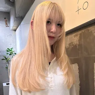 ロング mirai/レイヤー ボブ/デザインのヘアスタイル