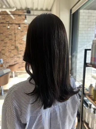 セミロング 大谷 亜由奈のヘアスタイル