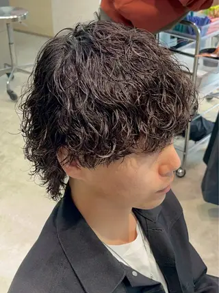 パーマ メンズ fifth天神 パーマ特化/石橋航海のヘアスタイル