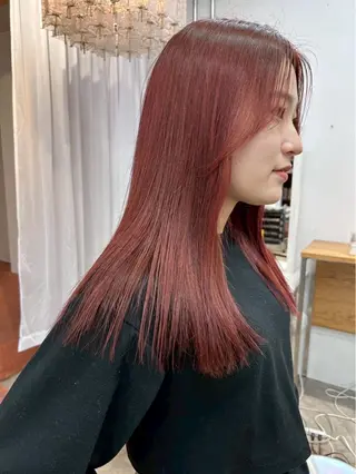 カラー 【pia】 ホノカブリーチカラーのヘアスタイル