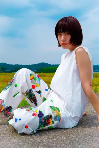 ミディアム カラー OMA カタギシのヘアスタイル
