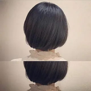 ショート カラー 岡本 智次のヘアスタイル