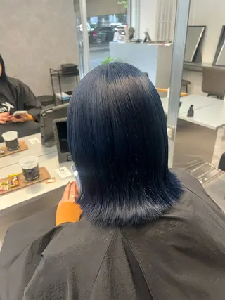 セミロング カラー 中井 一葉のヘアスタイル