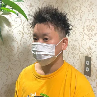 ショート パーマ メンズ メンズパーマ&メンズ 縮毛矯正/平野/渋谷のヘアスタイル