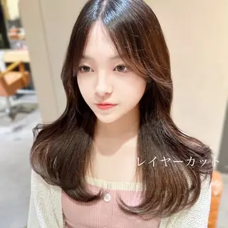 ロング 平尾 樹里のヘアスタイル