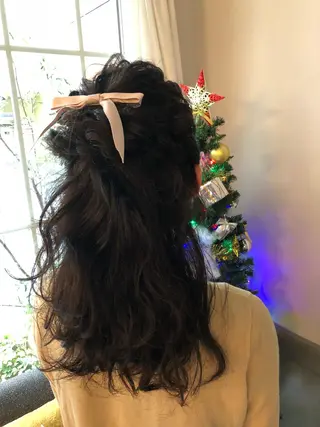 ロング ヘアアレンジ レイヤーカット✂️ 横浜No1♡下鳥翔子のヘアスタイル