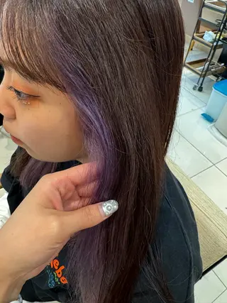 ロング カラー こばりん🌟/ボブ /イヤリングカラーのヘアスタイル