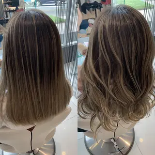 ロング カラー EARTH石巻店 尾形  裕のヘアスタイル