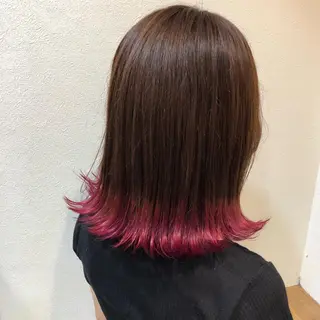 ミディアム カラー Topstylist HARUのヘアスタイル