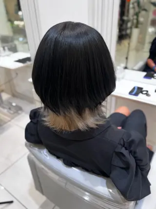 ミディアム カラー 銀座/カラー 🎀momo🎀のヘアスタイル