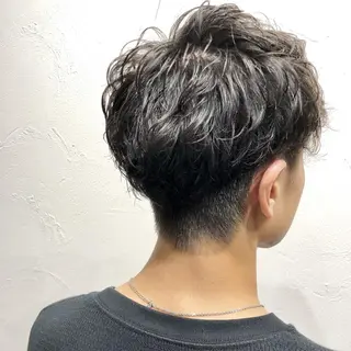 ショート メンズ 柏メンズカットパーマ NO.1タイチのヘアスタイル