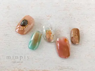 ネイル 𖡼 yumenoのネイルデザイン