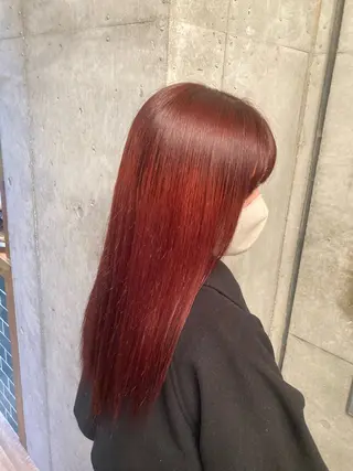 ロング カラー 横浜美容室/暖色系 michika🌹のヘアスタイル