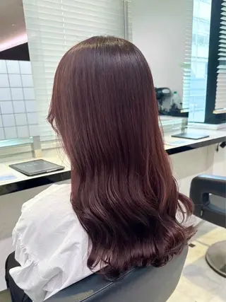 カラー 儚いピンク🩷 /メンズパーマのヘアスタイル